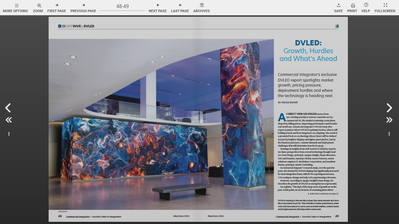 Commercial Integrator Article Screenshot